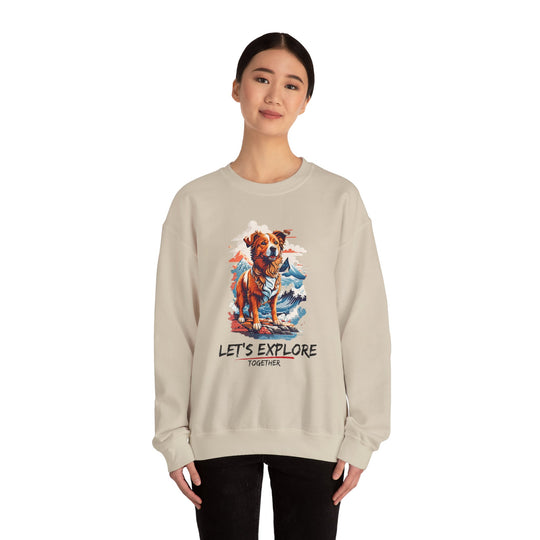 Lets Explore Together Adventure Buddy Sweatshirt