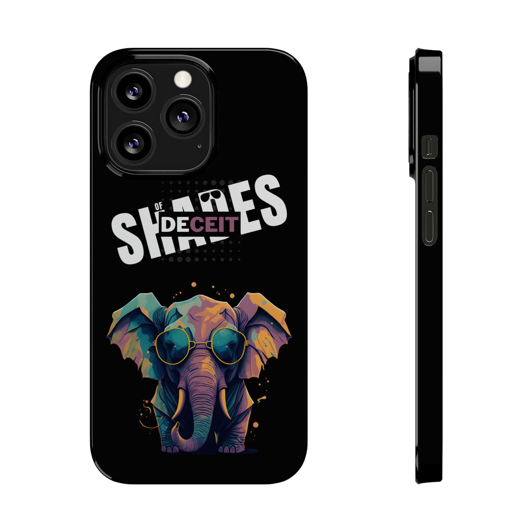 Cool Elephant Slim Phone Cases - Wave Fusions