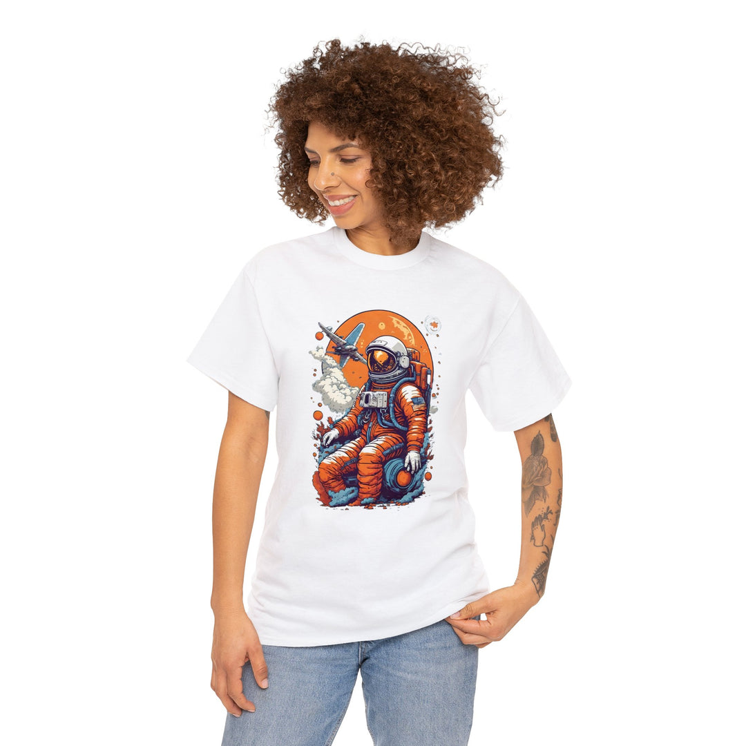 Retro Astronaut Unisex T Shirt - Wave Fusions