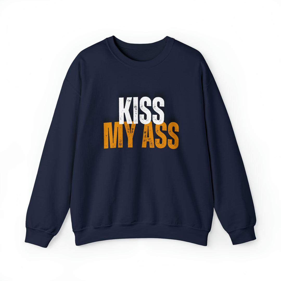 Kiss My Ass Unisex Heavy Blend™ Crewneck Sweatshirt - Wave Fusions