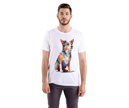 Sitting Dog Graphic Tee - Wave Fusions