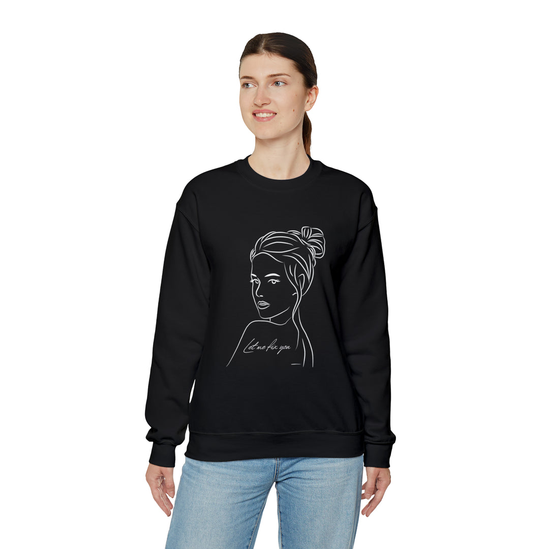 Let Me Fix You Unisex Heavy Blend™ Crewneck Sweatshirt - Wave Fusions