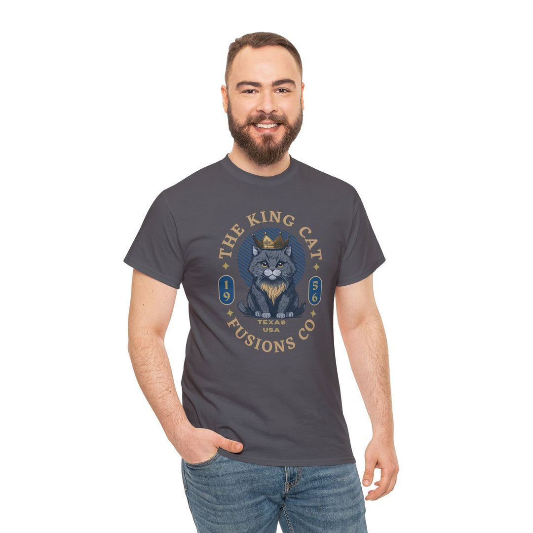 The King Cat T-Shirt - Royal Feline Series