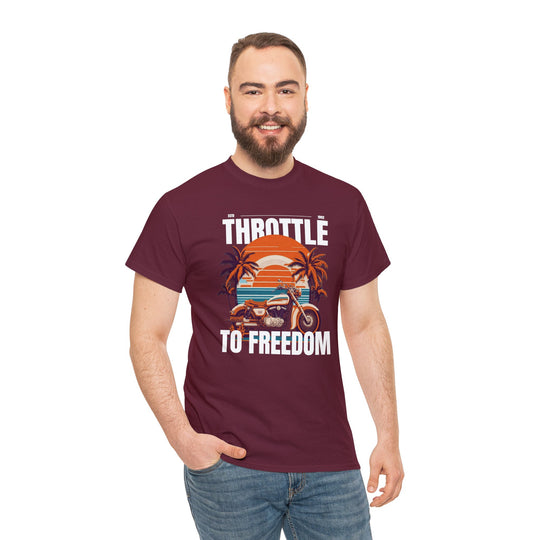 Throttle To Freedom Unisex T Shirt - Wave Fusions