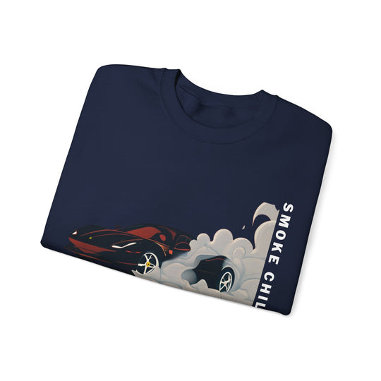 Smoke Chills Sports Car Sweatshirt - Modern Car Edition