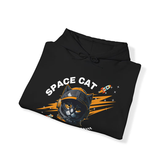 Space Cat Astronaut Hoodie - Lost In Space