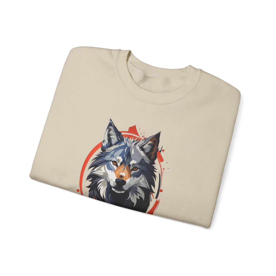 Alpha Wolf Crest Sweatshirt - Wilderness Royalty