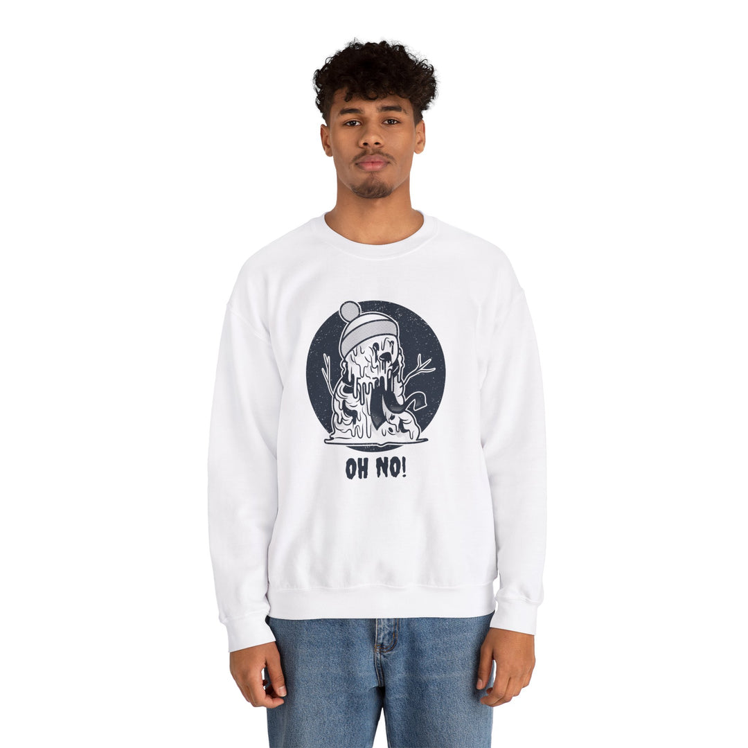 Oh No! Melting Snowman Crewneck