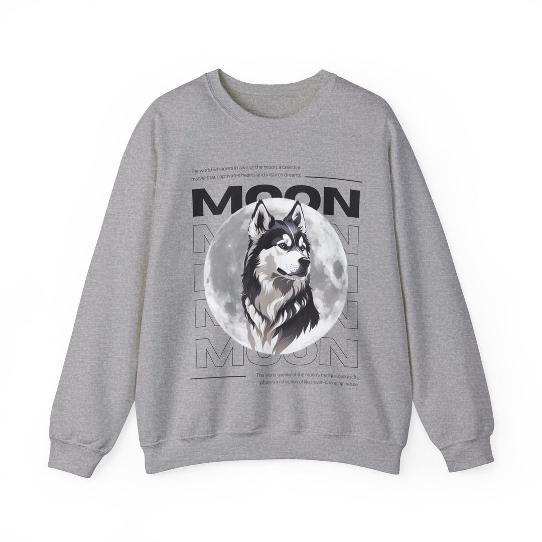 Full Moon Wolf Whisper Sweatshirt - Guiding Light of the Night