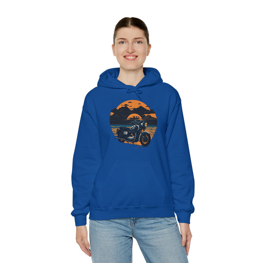 Vintage Bike Unisex Heavy Blend™ Hooded Sweatshirt