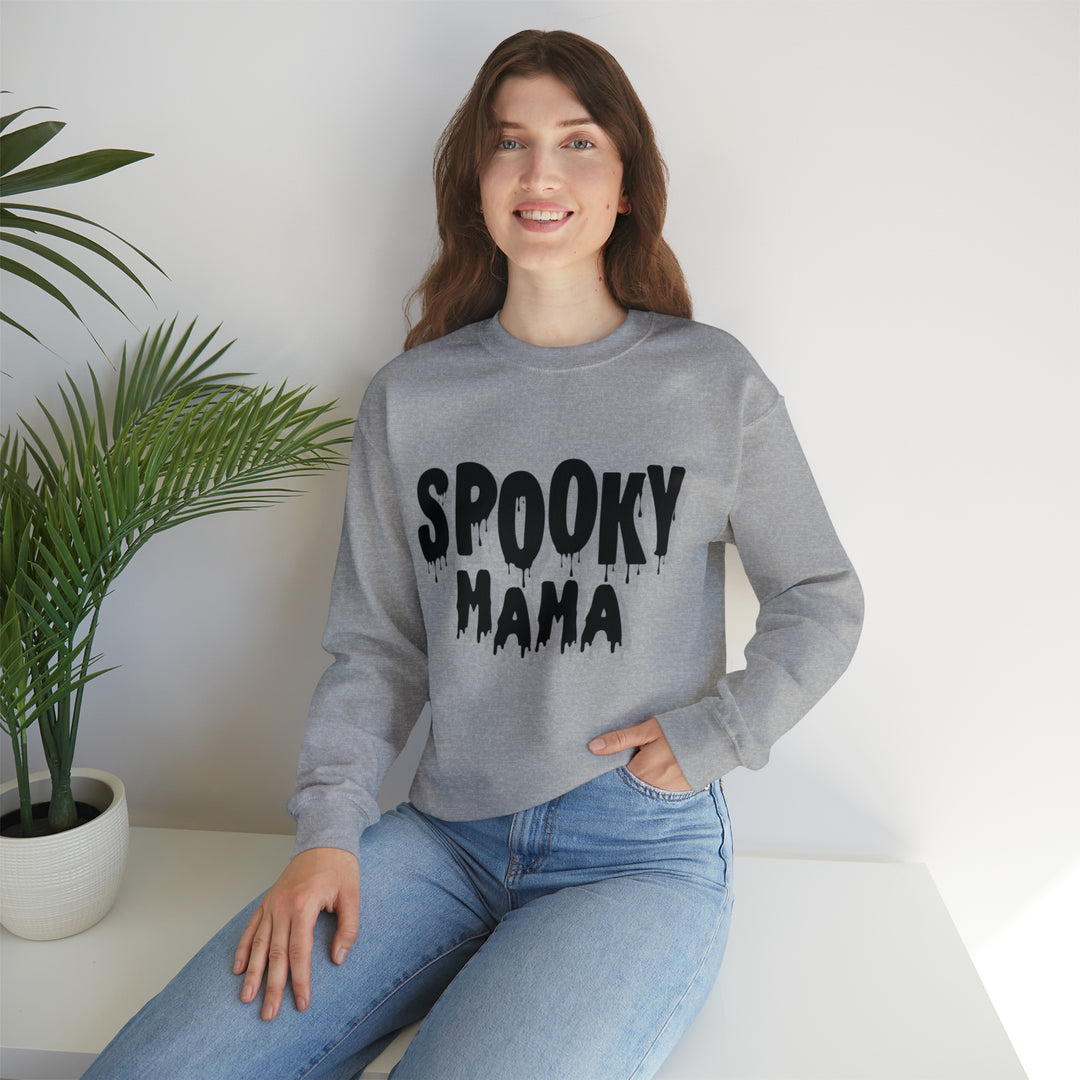 Spooky Mama Unisex Heavy Blend™ Crewneck Sweatshirt - Wave Fusions