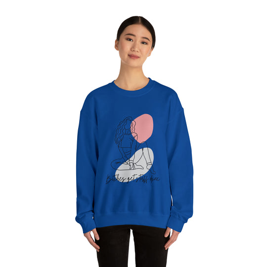 Line Art Unisex Heavy Blend™ Crewneck Sweatshirt - Wave Fusions