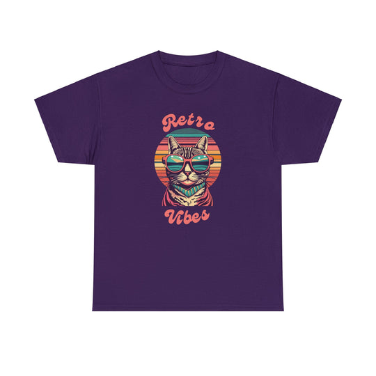 Cool Cat Retro Vibes T-Shirt  - Retro Radiance Edition