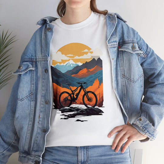 Mountain Bike Unisex T Shirt - Wave Fusions