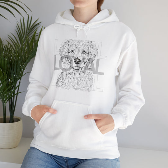 Loyal Dog Tribal Canine Hoodie - Mythical Mutt