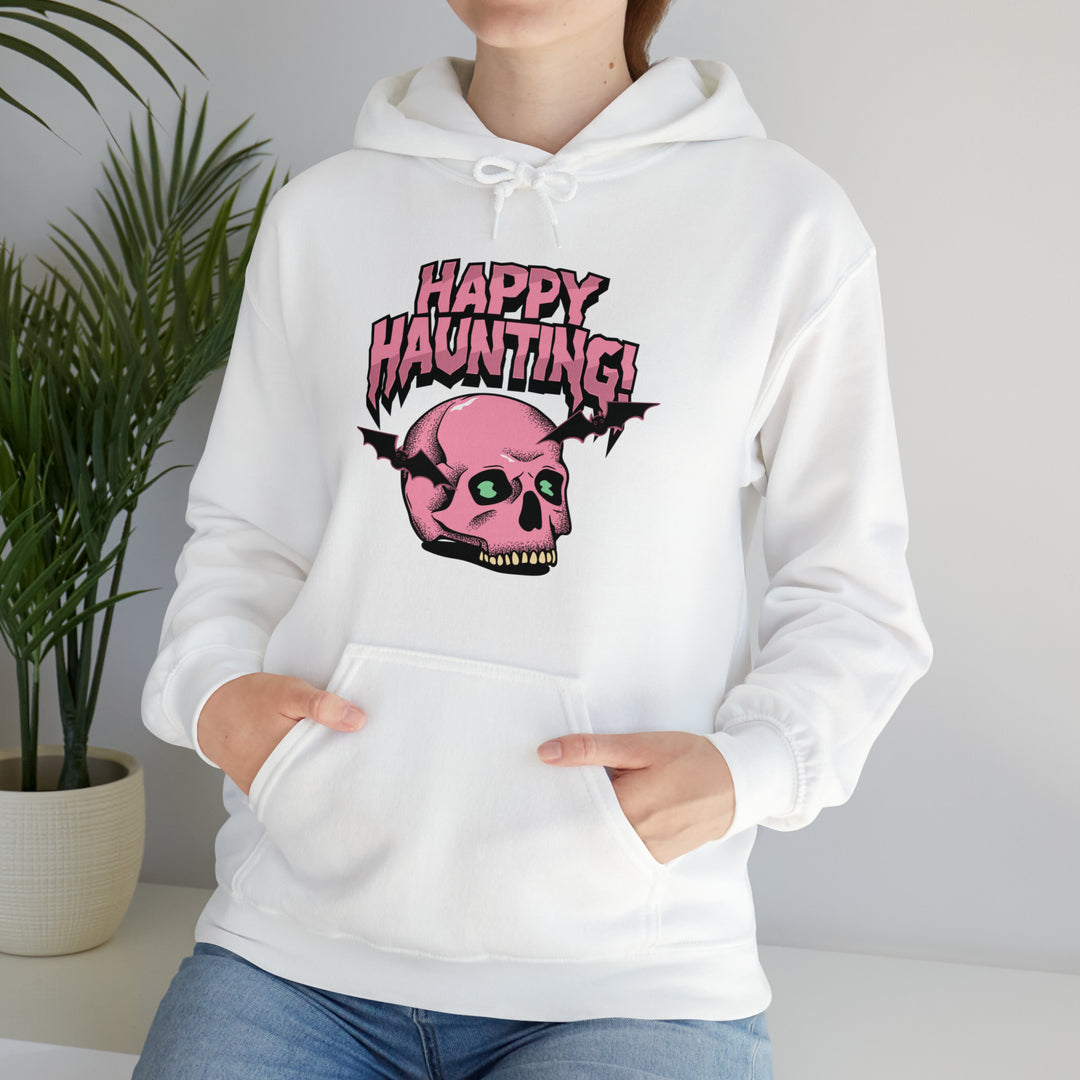 Happy Haunting Unisex Hoodie - Wave Fusions