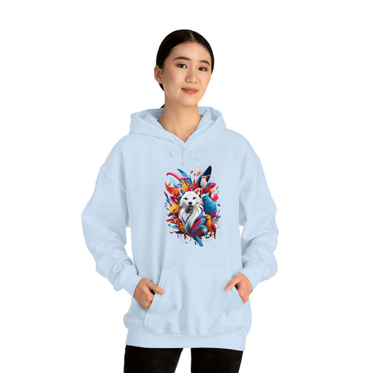 Dog and Phoenix Heavy Blend™ Hooded Sweatshirt - Wave Fusions