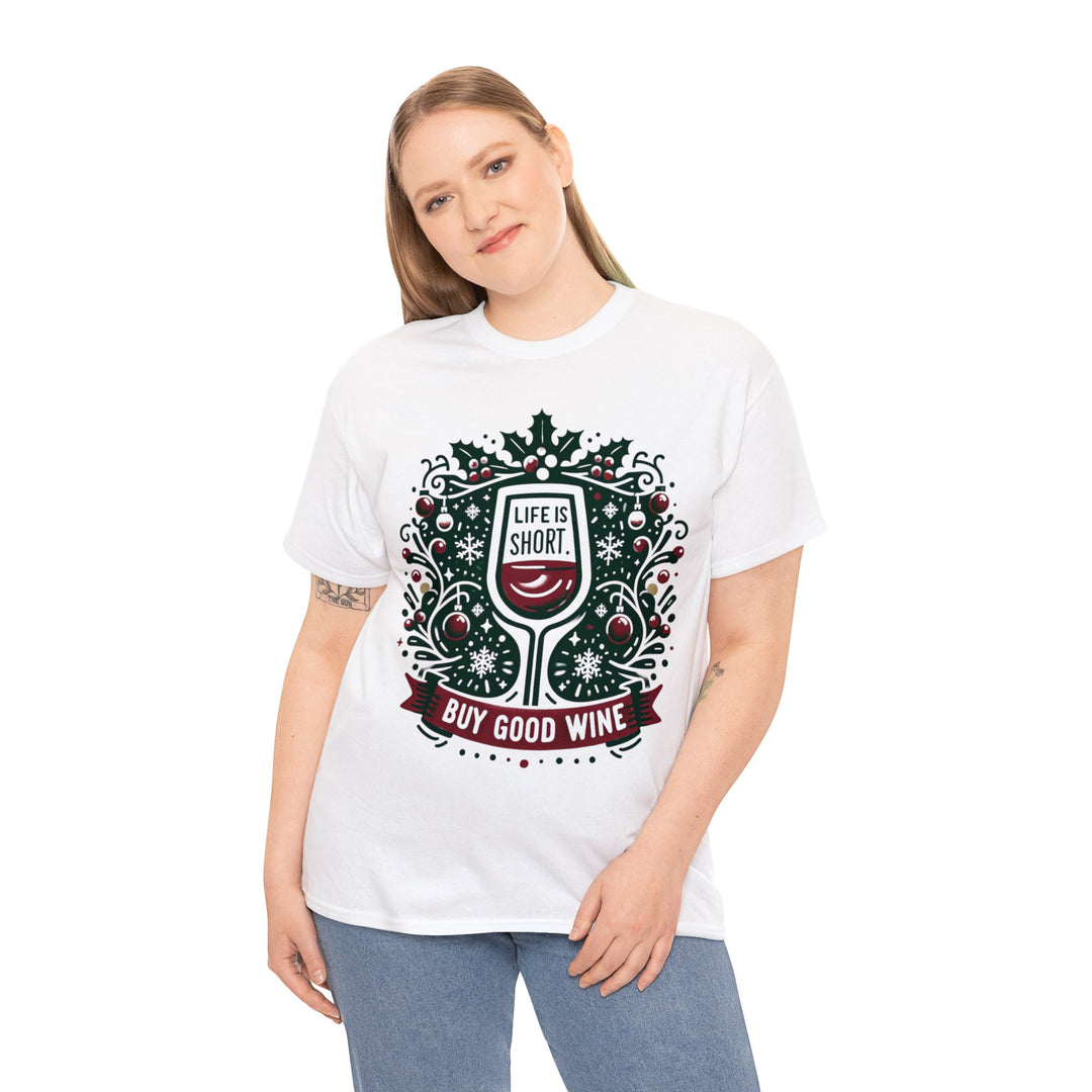 Buy Good Wine Unisex T Shirt - Wave Fusions