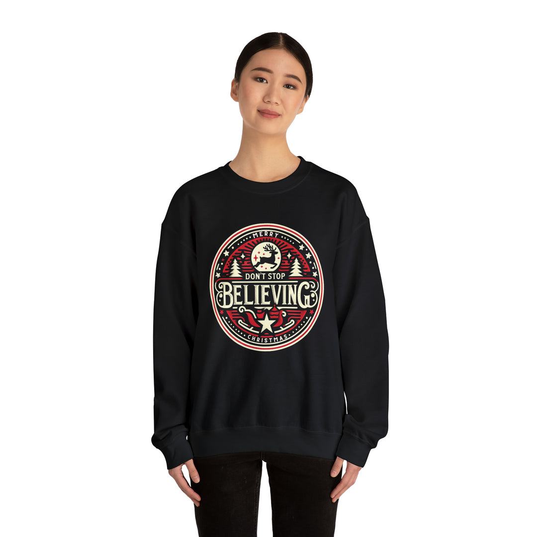 Don't Stop Believing Unisex Sweatshirt - Wave Fusions