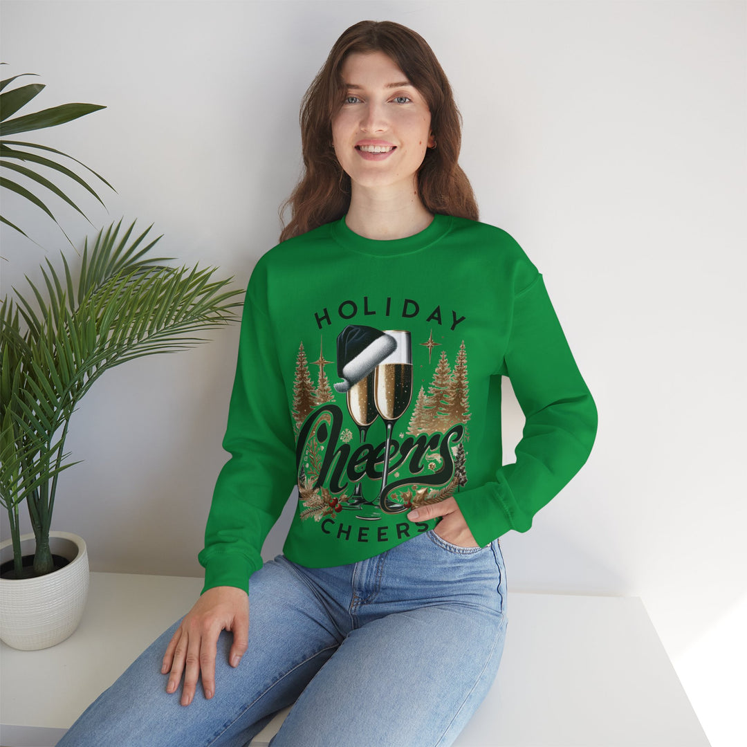 Holiday Cheers Unisex Sweatshirt - Wave Fusions