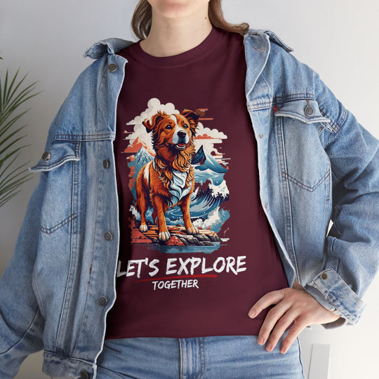 Lets Explore Together Adventure Buddy T Shirt