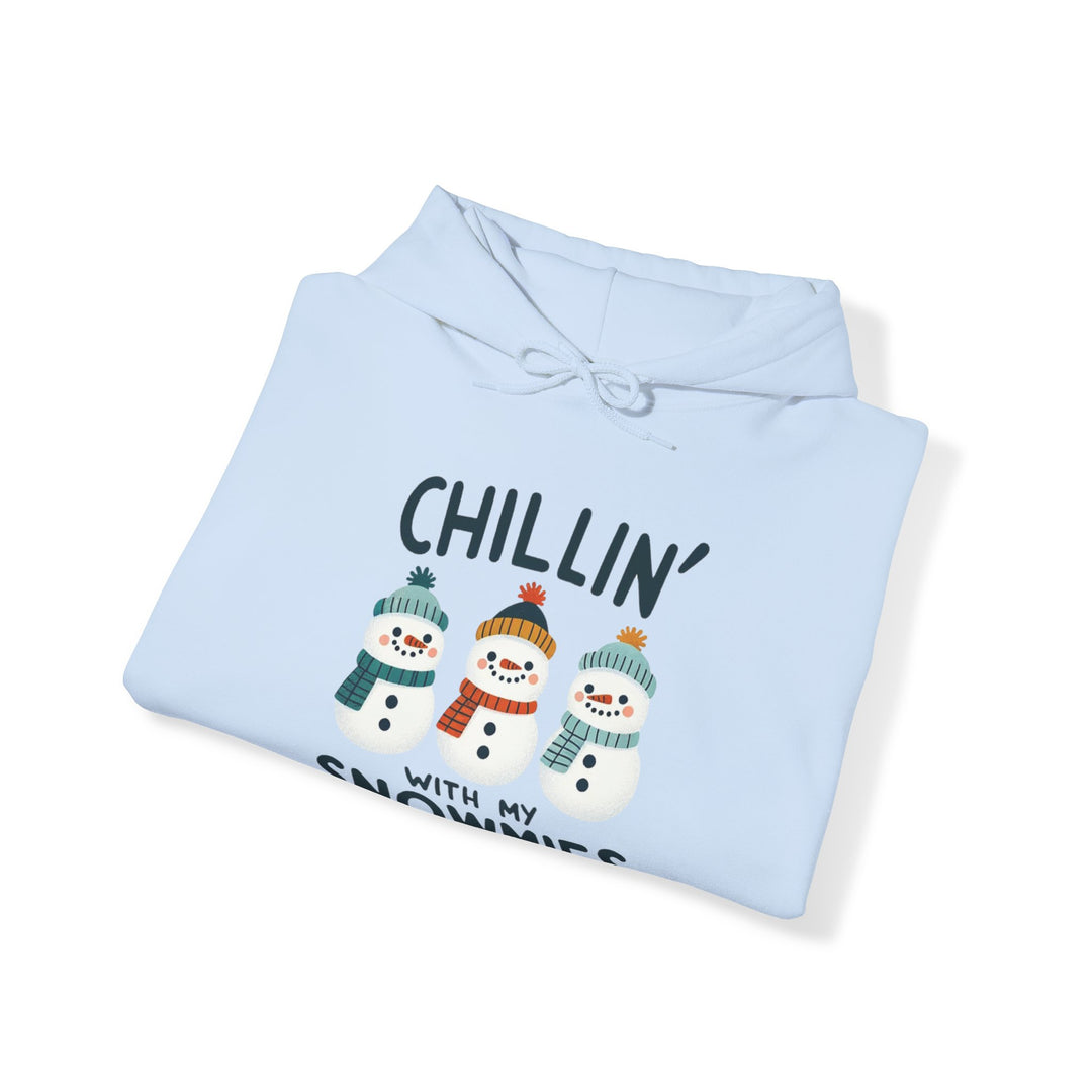 Chillin' Snowmies Unisex Hoodie - Wave Fusions