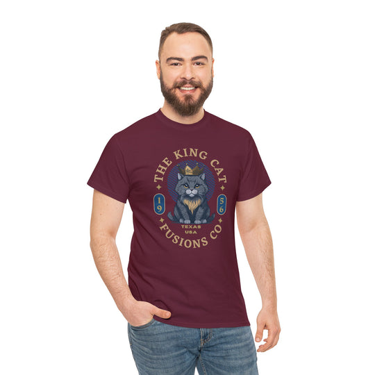 The King Cat T-Shirt - Royal Feline Series