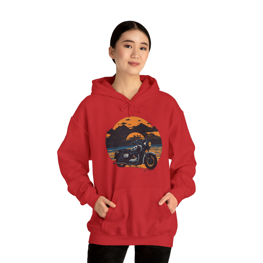 Vintage Bike Unisex Heavy Blend™ Hooded Sweatshirt