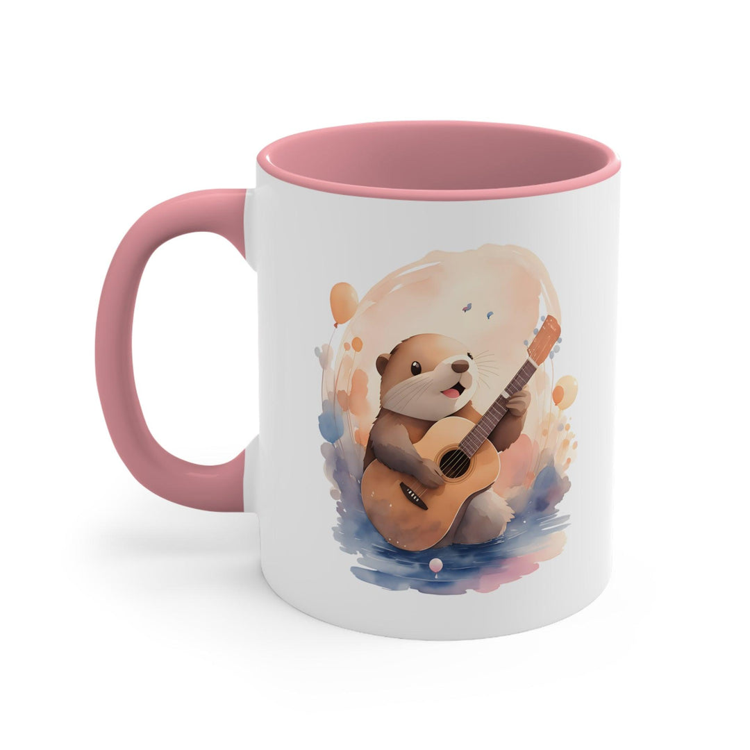 Hamster with Guitar Accent Coffee Mug, 11oz - Wave Fusions