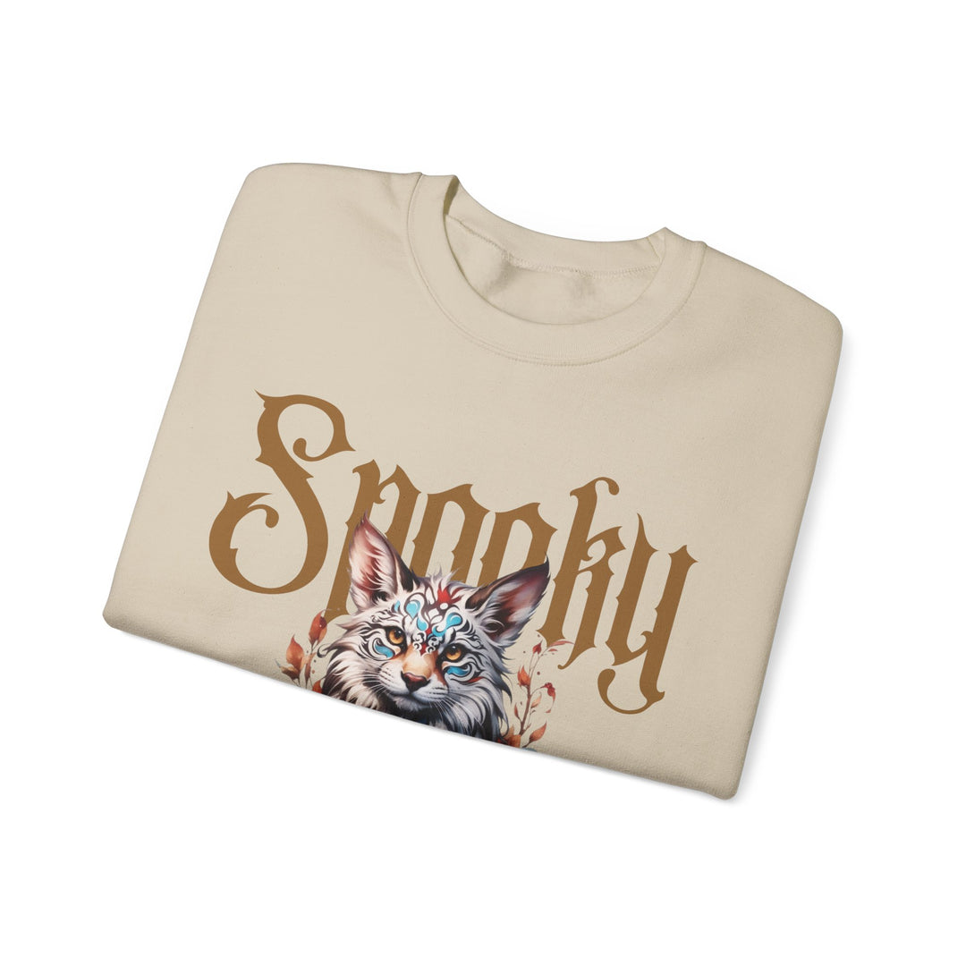 Spooky Club Floral Feline Cat Sweatshirt - Spooky Club Charm