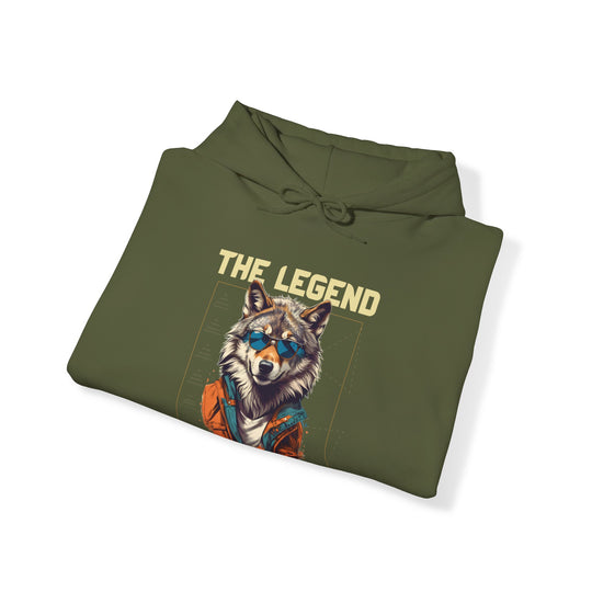 The Legend Wolf Hoodie - Wolf in Shades