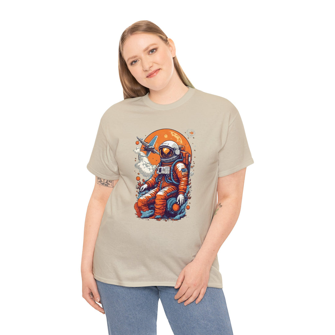 Retro Astronaut Unisex T Shirt - Wave Fusions