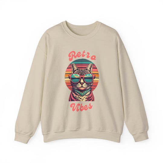 Cool Cat Retro Vibes Sweatshirt - Retro Radiance Edition