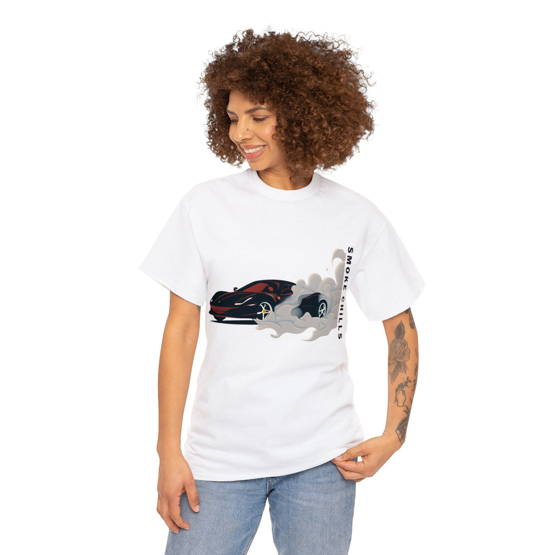 Smoke Chills Sports Car T-Shirt - Modern Car Edition