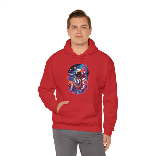 Cosmic Voyager Astronaut Unisex Hoodie - Wave Fusions