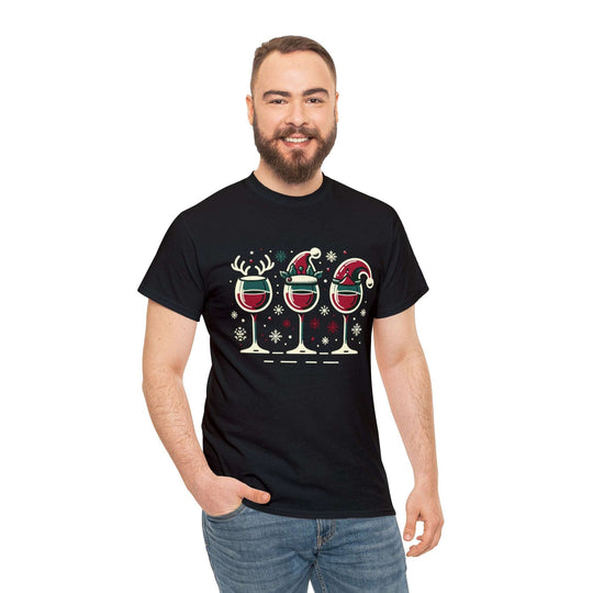 Holiday Cheer Wine Glasses Unisex T Shirt