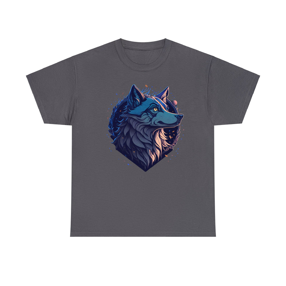 Lone Wolf Majesty T-shirt - Vibrant Wilderness