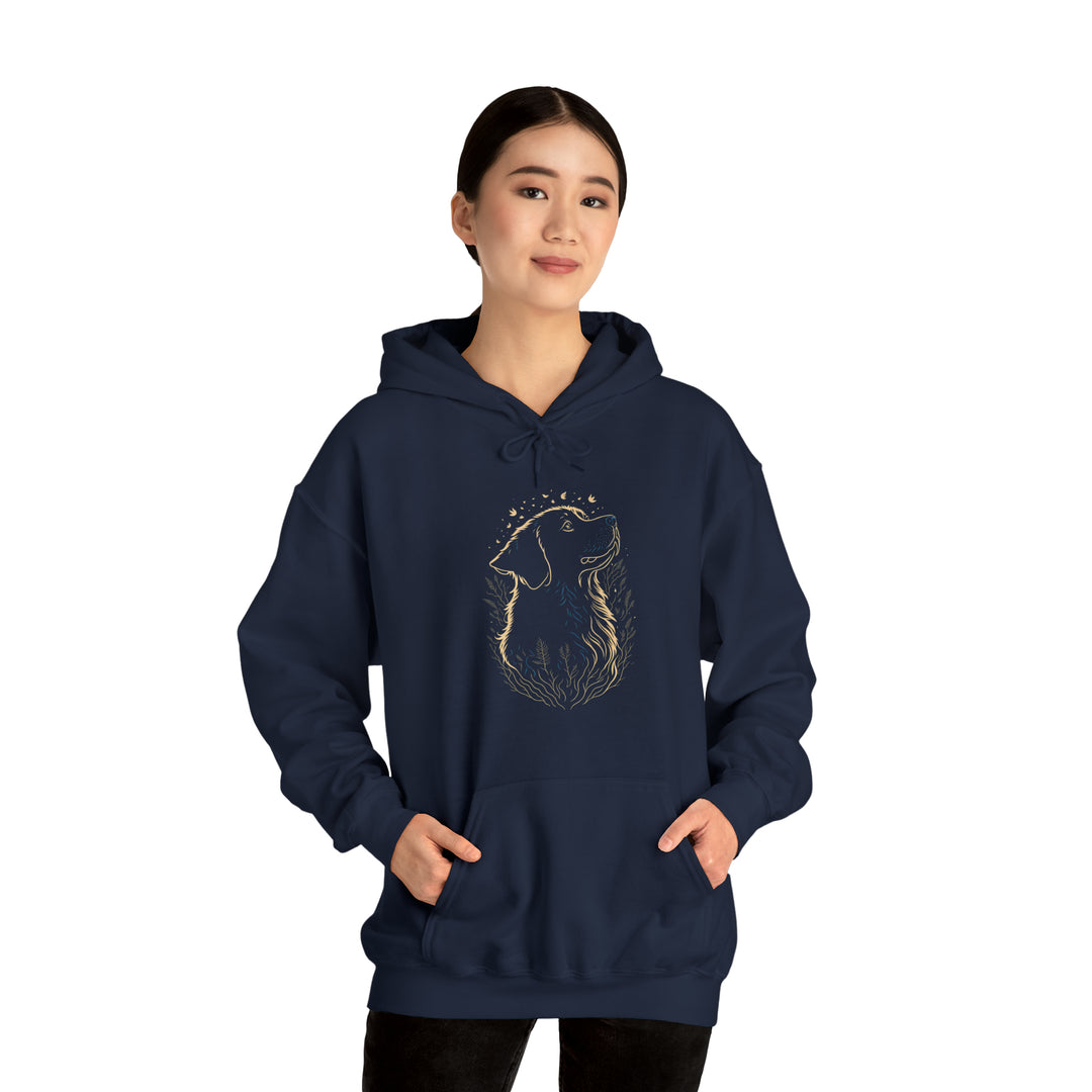 Dog Unisex Heavy Blend™ Hooded Sweatshirt - Wave Fusions