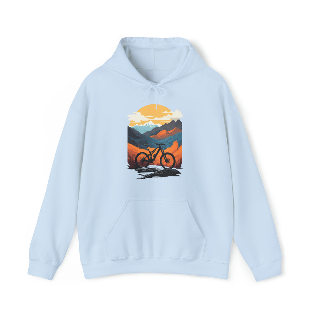 Mountain Bike Unisex Hoodie - Wave Fusions