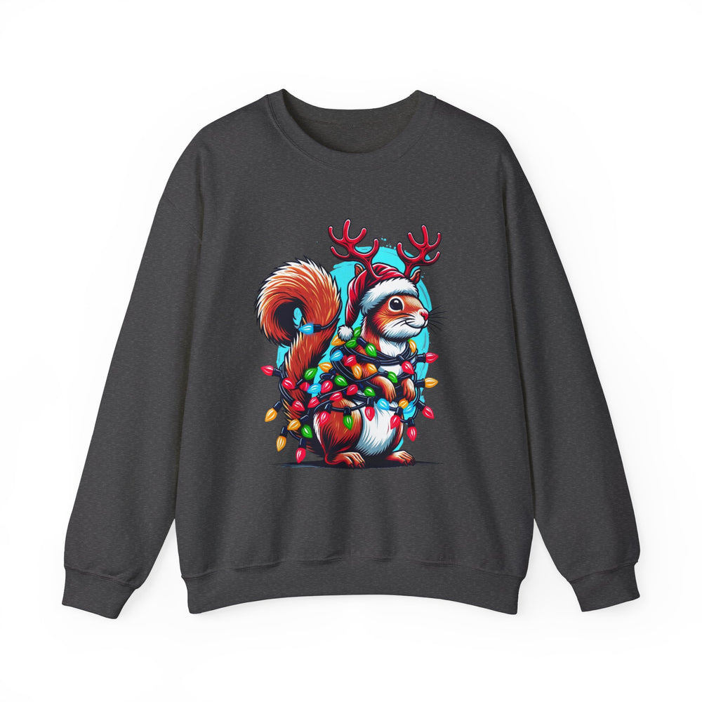 Christmas Squirrel Unisex Sweatshirt - Wave Fusions