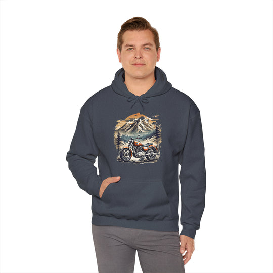 Highland Motorbike Unisex Hoodie - Wave Fusions