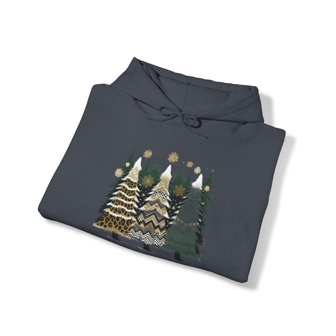 Designed Christmas Trees Unisex Hoodie