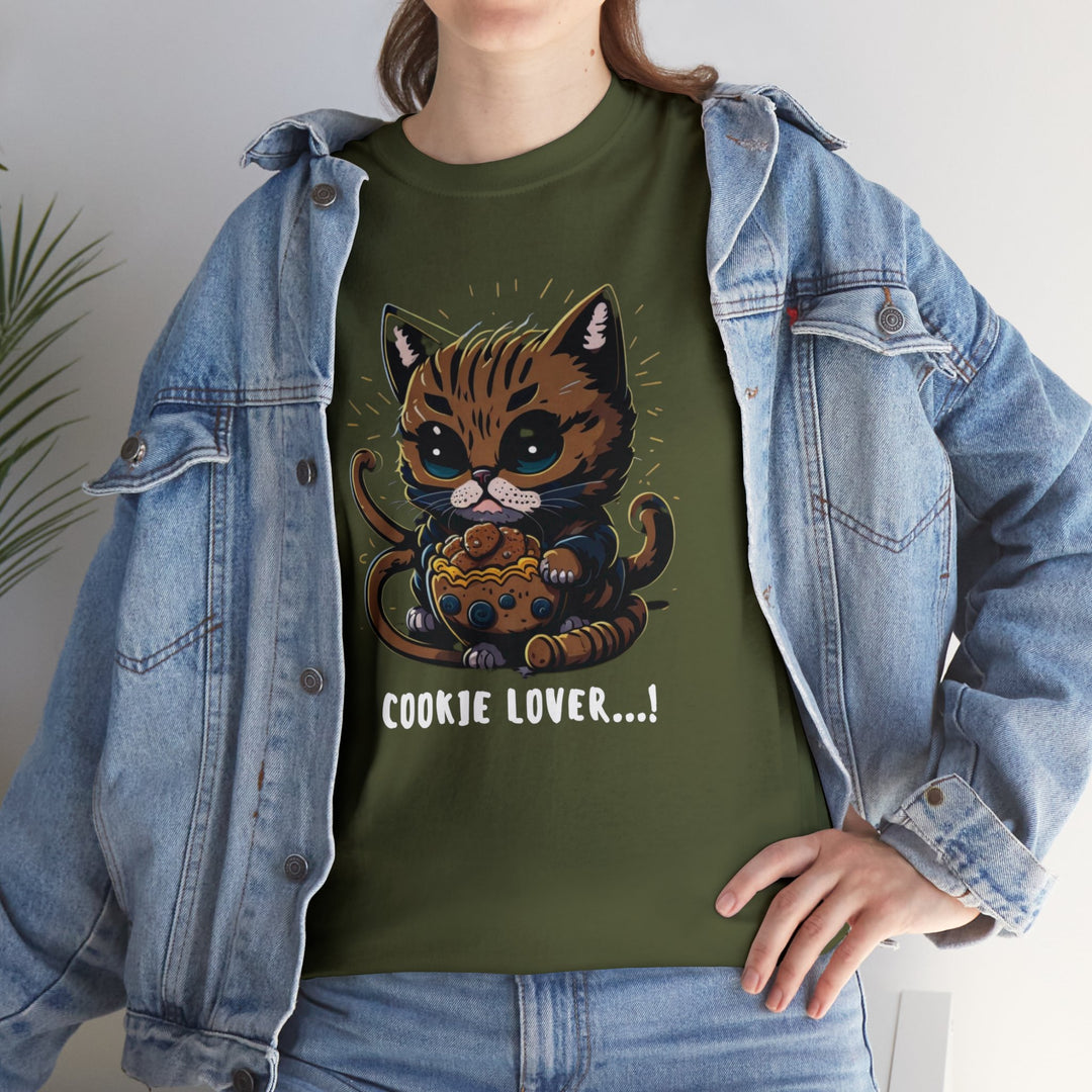 Cookie Lover Cat T-Shirt - Sugary Paws