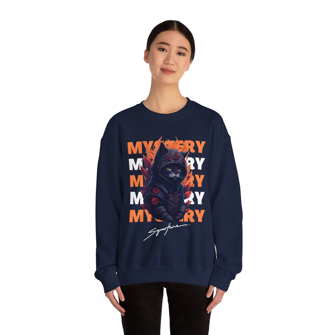 Cat Knight Armor Mystery Cat Sweatshirt