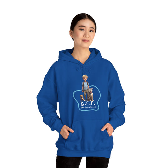 Best Furry Friend in City Lights Dog Hoodie -Bffs