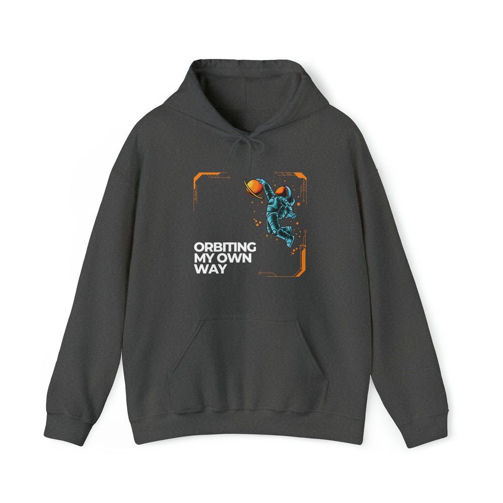 Orbiting My Own Way Unisex Hoodie - Wave Fusions