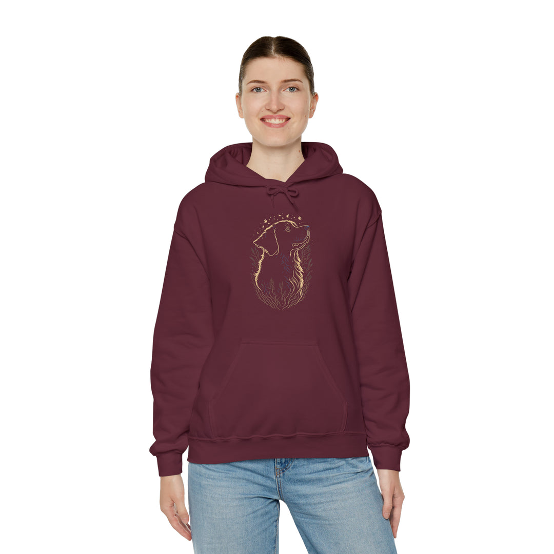 Dog Unisex Heavy Blend™ Hooded Sweatshirt - Wave Fusions