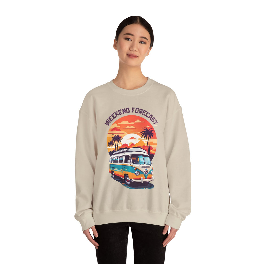 Weekend Forecast Van Life Sweatshirt - Weekend Forecast Sunset Edition