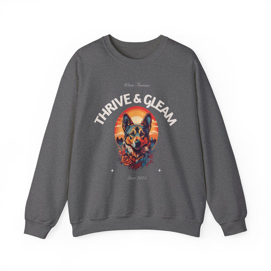 Urban Vista German Shepherd Dog Sweatshirt - Guardian of the City