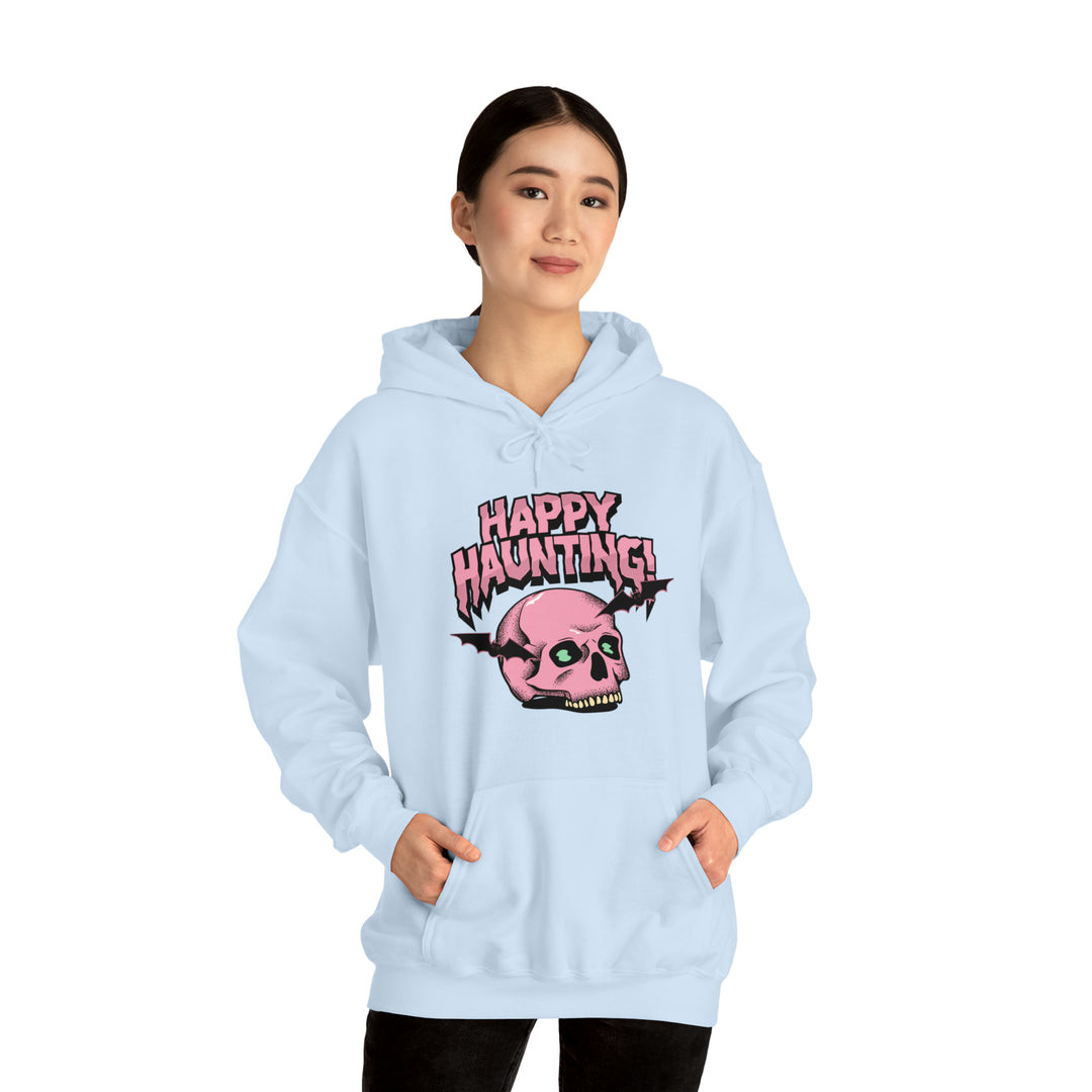 Happy Haunting Unisex Hoodie - Wave Fusions